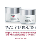 Eucerin Q10 Skin Care Set, Anti Wrinkle Daily Face Cream with Biotin (1.7 Oz) + Anti Wrinkle Night Cream with Pro-Retinol (1.7 Oz), Fragrance Free Face Moisturizer for All Skin Types