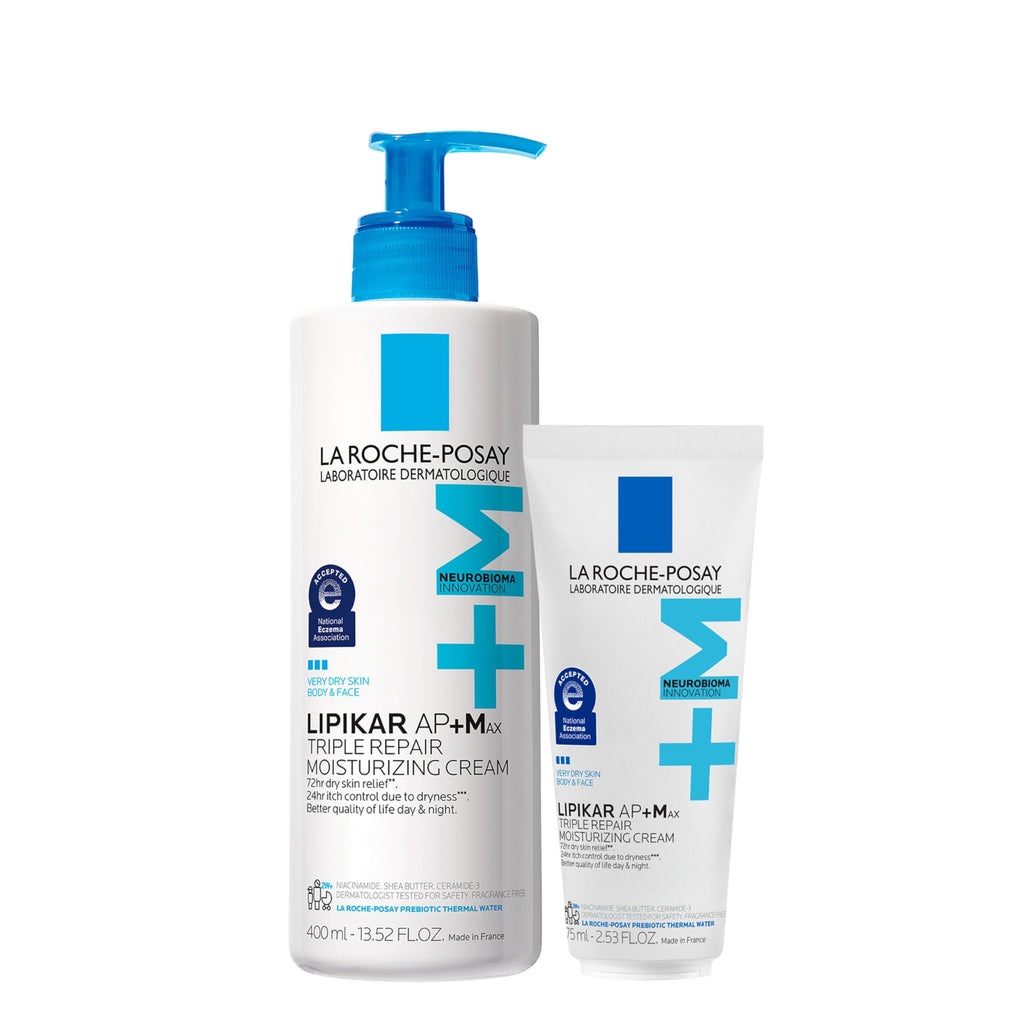 La Roche-Posay Lipikar AP+MAX Triple Repair Body Cream for Dry Skin 16.07oz