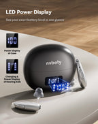 OTC Rechargeable Hearing Aids for Seniors with Automatic Noise Cancelling, LED Display, FSA&HSA Eligible, 5-Level Volume Control for Clear Sound (Black)