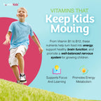 YUM-V'S Kids Multivitamin with Iron - Kids Chewable Multivitamin - Vitamins + Iron Supplement - Toddler Vitamins for 2 Year Old+, Kosher, Halal, Gluten Free 120 (Pack of 2