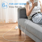 iPhone Duo 18 17 16 15 Charger 2+2Pack USB C Charger Block with 6FT Cable