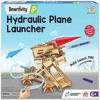 Smartivity 2in1 Hydraulic Airplanes & Darts Launcher STEM Toy for Kids Ages 6-14 Years I Cool Birthday Gifts for Boys & Girls | DIY Science STEM Kit for 6, 8,10,12,14 Years I Engineering Game