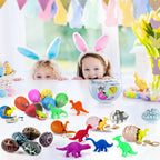 60 Pcs Hatching Dinosaur Eggs for Kids Birthday Gifts Party Favors Bulk
