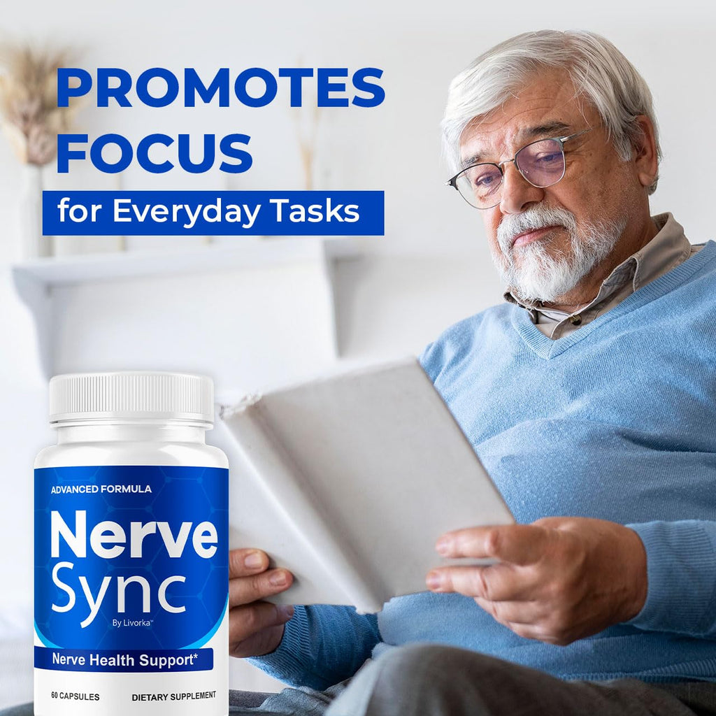 (2 Pack) Nerve Sync Capsules - Official NerveSync Advanced Nerve Health Supplement Pills - Maximum Strenght, Natural Nerve Sync for Wellness & Health Support Pills Reviews, 120 Capsules for 2 Months