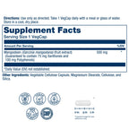 SOLARAY Vital Extracts Mangosteen 500mg - Herbal Supplements for Wellness Support - Mangosteen Fruit Extract with 75mg Xanthones, 100mg Polyphenols - Vegan, Gluten Free, 60-Day Guarantee - 60 Servings