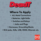 Hosa CAIG Laboratories D5S-6 CAIG DeoxIT Contact Cleaner, 5 Spray, 5 Oz