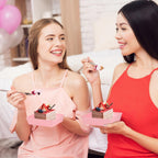 ZORRITA 50 Pack Small Pink Paper Charcuterie Boxes with Clear Lids, 4 Inches Disposable Sandwich Boxes Square To Go Food Containers for Desserts, Strawberries, Cake Slice and Cookies