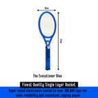 The Executioner Fly Zapper Mosquito, Wasp, Bug, Insect Killer Swatter Electric Fly Zapper Racket Single Layer for Efficient Zapping Indoor Outdoor (Blue)