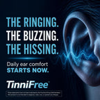 TinniFree Ear & Hearing Support Supplement | 23 Premium Ingredients | Ginkgo Biloba, CoQ10, Magnesium & B12 | Supports Ear Wellness | 60 Capsules