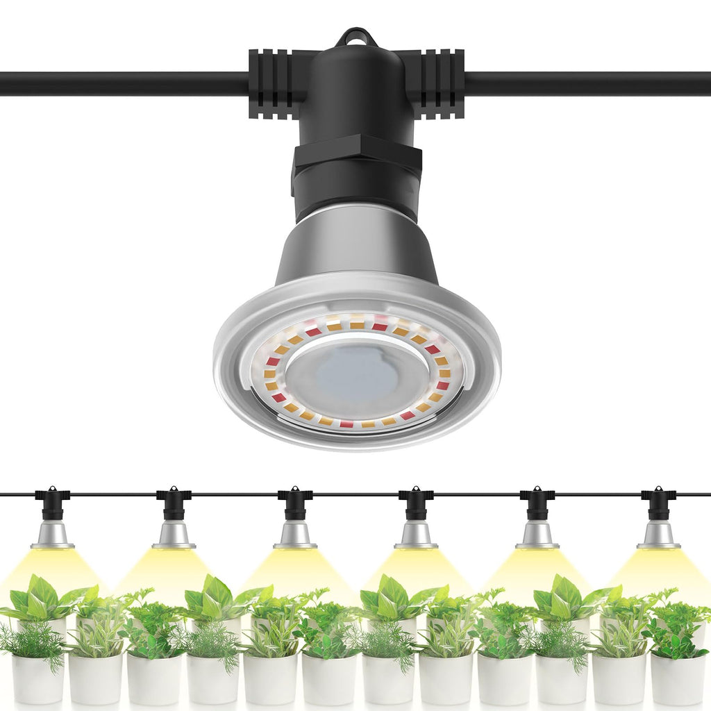 SANSI Hanging Grow Light for Indoor Outdoor Plants, 72W IP65 Waterproof