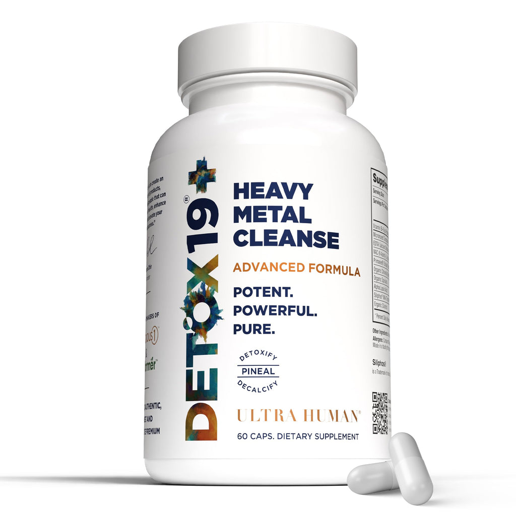 Ultra Human Daily Wellness Support – Heavy Metal Detox Cleanse, with Zeolite, Shilajit, Organic Chlorella & Spirulina, NAC & Alpha Lipoic. Supports Daily Detox, Cognition, Immune System -(Made in USA)