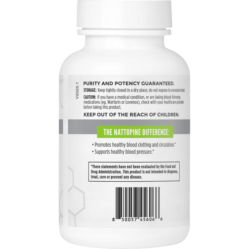 NBI NattoPine, Healthy Circulation Support for Men & Women | 60ct Veggie Capsules