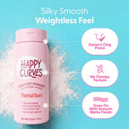 HAPPY CURVES Comfort Powder: Talc Free Anti Chafe Body & Foot Dusting Powder Deodorant to Control Inner Thigh Chafing, and Private Areas 6oz (Pack of 1) - Tropical Oasis