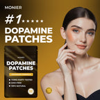MONIER Dopamine Patches | Mood & Positivity | with Lion’s Mane, Rhodiola Rosea, Ginkgo Biloba, 5-HTP | Dopamine & Serotonin Balance for Women and Men | 60 Days Supply