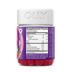 OLLY Sleep Gummy,3 mg Melatonin,L-Theanine,Chamomile,Lemon Balm,Sleep Aid,Strawberry,60 Count (Pack of 2)