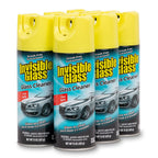 Invisible Glass 91163-6PK Premium Aerosol Glass Cleaner Spray for Car Windshields and Windows, Automotive and Home Window Cleaner, Streak-Free, Ammonia-Free, Tint-Safe – 15 oz (Pack of 6)