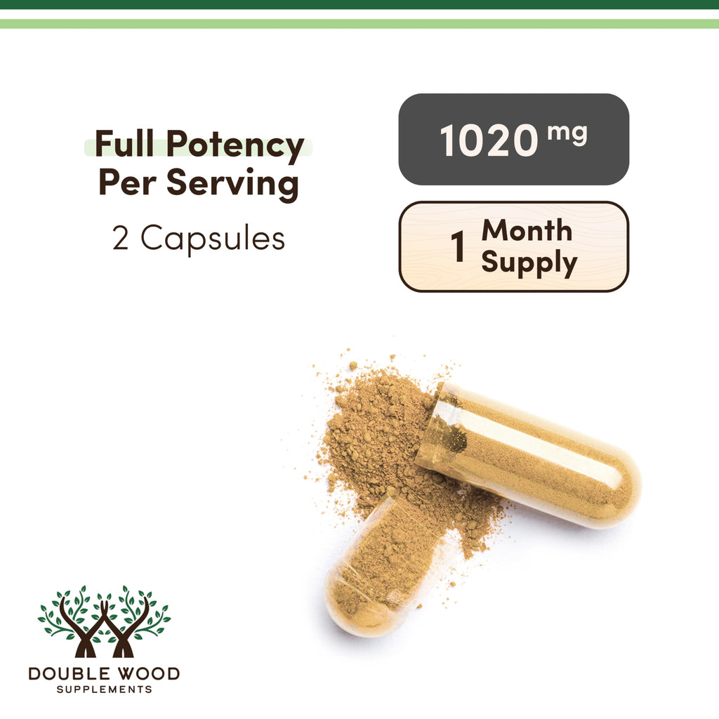 Tongkat Ali Extract 200 to 1 for Men (Longjack) Eurycoma Longifolia, 1000mg per Serving, 60 Capsules - Men's Health Support with 20mg Tribulus Terrestris (Third Party Tested) by Double Wood