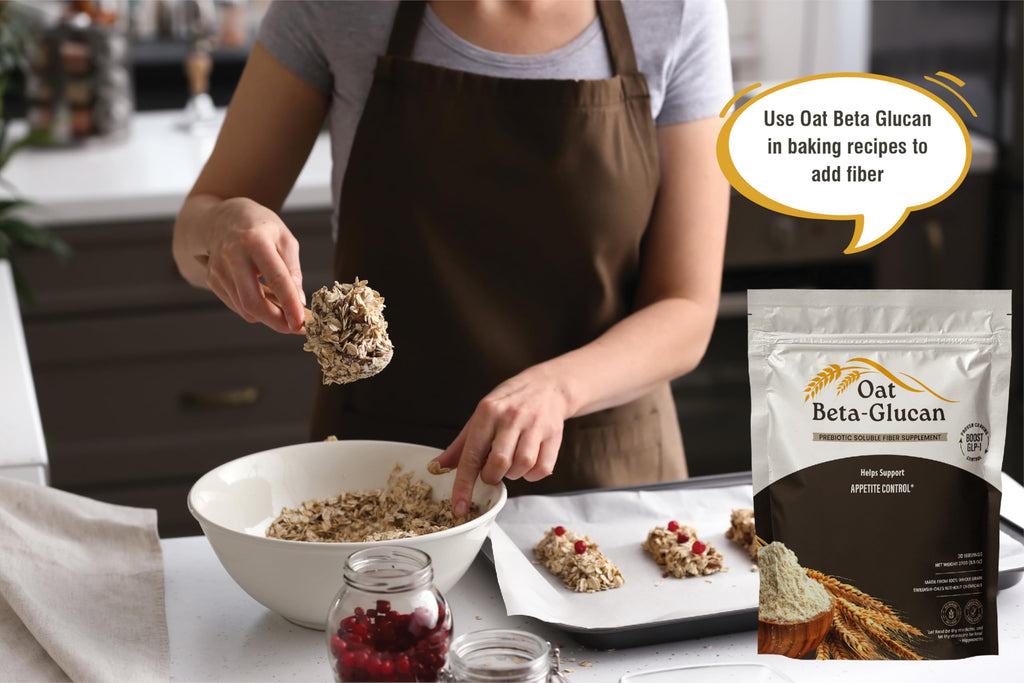 PIUS NATURE Oat Beta Glucan (1,3/1,4) Powder, Daily Fiber Supplement, Helps Support Appetite Control