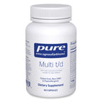 Pure Encapsulations Multi T/D - Multivitamin & Mineral Supplement - for Daily Wellness, Cardiovascular & Immune Health* - Rich in Vitamins & Minerals - Gluten Free & Vegetarian - 60 Capsules