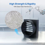 Siraya Tech Fibreheart PET-GF Black 3D Printer Filament, 15% Glass Fiber Reinforced PET – High Strength & Rigidity, UV & Moisture Resistant, Industrial-Grade Durability for Outdoor & Functional Parts