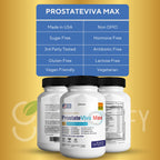 GREENVIFY ProstateViva Max Prostate Supplements for Men Capsules, Health Supplements - Maximum Strength, All Natural to Support Normal & Healthy Function (240 Capsules)