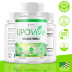 (3 Pack) Lipovive Capsules, Official Lipovive Pills with All Natural Ingredients, Advanced Formula Lipovivé Health & Active Lifestyle Support Pills Max Strength Vitamin for Women & Men (180 Capsules)