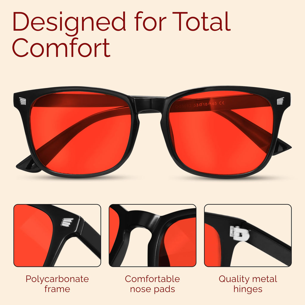 livho High Tech Blue Light Glasses - Advanced Blue Light Blocking Computer Glasses - Screen Fatigue & UV Protection