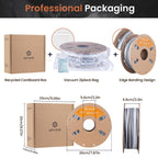 ERYONE Matte Rock Rainbow 3D Printer PLA Filament 1.75 +/-0.03mm, Matte Multicolor Filament PLA 1KG(2.2LBS) Spool, 30-500mm/s High Speed Printing Twist Rainbow PLA, Zebra Stone