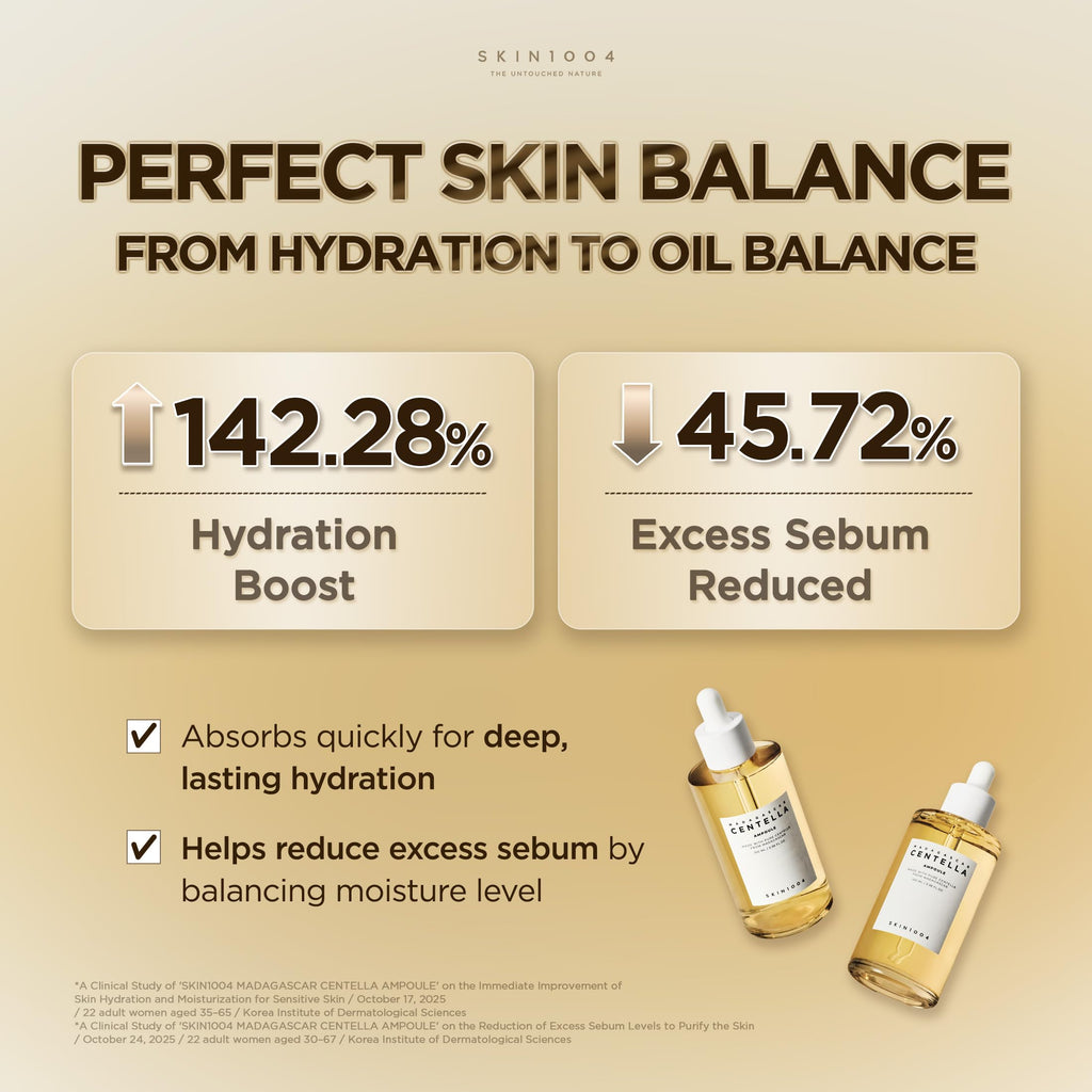 SKIN1004 [Hudson's Pick] Centella Ampoule, Korean Face Serum, 3.38 fl.oz