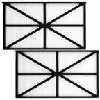 Replacement Robotic Pool Cleaner Filter Cartridges,Ultra Fine Cartridge Filter Panels, for Hayward Robotic AquaVac, TigerShark and SharkVac Pool Cleaners Maytronics Part Number: RCX70101PAK2 (2 Pack)