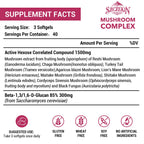 SZCZEKIN 1500mg Liposomal Active Hexose Correlated Supplement,240 Soft Gels Beta-Glucans with Natural Mushroom Extract, Immune System, Liver Function, Maintain T-Cell & Killer Cell Activity