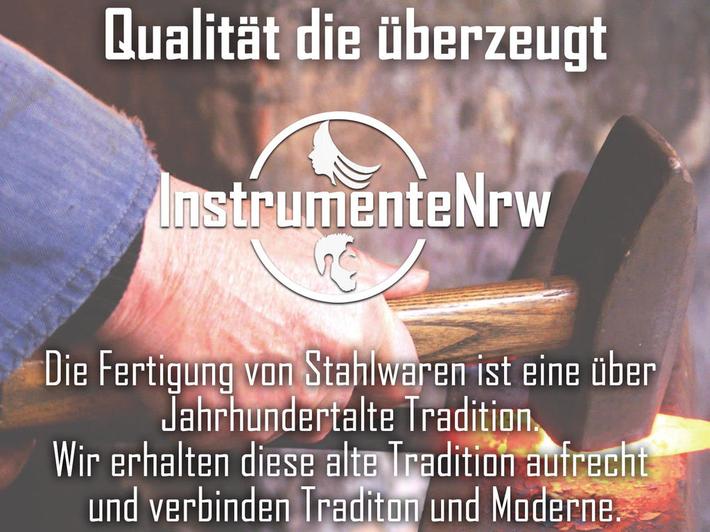 مقص اظافر احترافي من انسترومينتي ان ار دبليو لاظافر القدم القوية والسميكة. مقص اظافر بسطح قص منحني قليلاً للعناية بالقدم والباديكير مصنوع من الستانلس ستيل