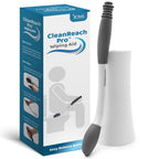 DMI CleanReach Pro with Sanitary Holder - Easy Release Toilet Aids for Wiping Bottom, Butt Wiper Tool for Women and Men, Long Handle Toilet Aids for Seniors and Handicap, Toileting Wand