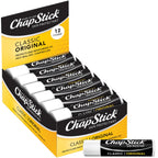 ChapStick Bulk Lip Balm, Classic Original 12-Count – Lip Moisturizer for Dry Lips, 0.15 Oz Ea