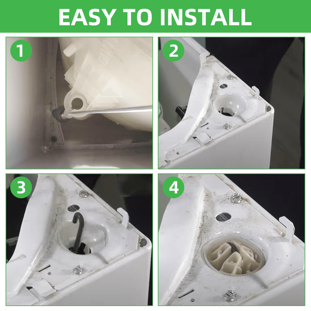 【2026 Upgraded】W11130362 WTW5000DW2 WTW5000DW3 WTW5000DW1 MVWX655DW1 MVWC565FW2 MVWC565FW1 Washer Suspension Rod Kit for Whirlpool Maytag Kenmore Washer - Replaces W10594080 W10735786 W10748956