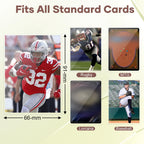 Mlikero 10000 Count Card Sleeves, Clear Soft Trading Card Sleeves, Polypropylene (PP), Fit for MTG, TCG, Baseball, Football, Game Cards