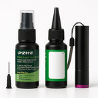 PZHZ Lead Test Kit – Fast Lead Detection for Dishes, Paint & Toys, Includes Non-Lead Reference Card & UV-Protection Gloves, 2 Bottle Test Liquid + Free Lab Tests, Accurate & Easy Home Use