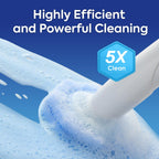 Clorytom 50 Count Toilet Wand Refills for Clorox, Premium Toilet Cleaner Refill Pads, Replacement Brush Heads Compatible With Most Toilet Wand Refill System, No Falling Apart, Fresh Fragrance