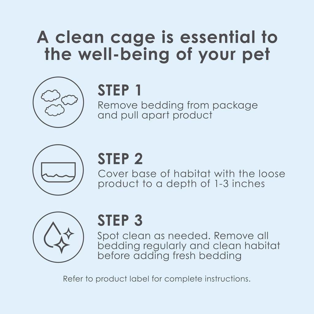 Kaytee Clean & Cozy Paper Bedding for Small Animals, White, 100 Liter