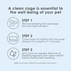 Kaytee Clean & Cozy Paper Bedding for Small Animals, White, 100 Liter