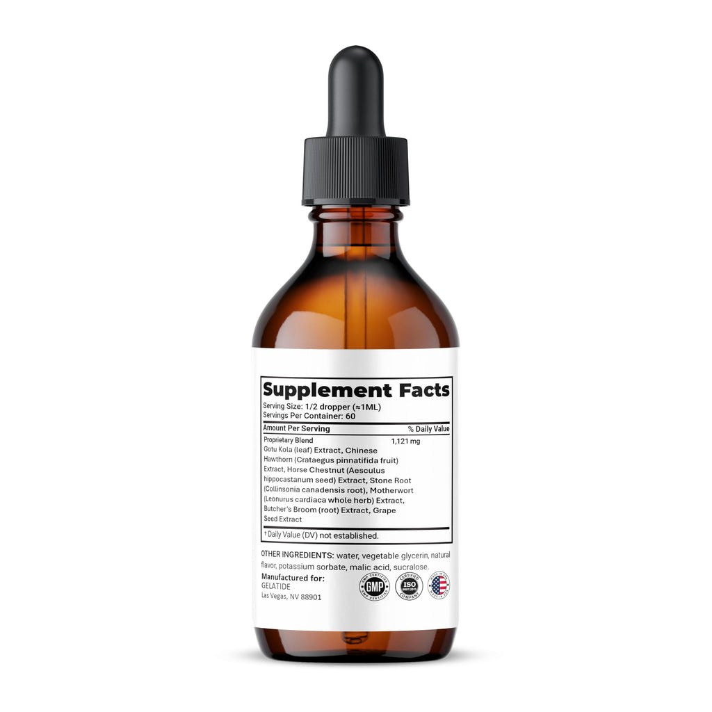 Gelatide Drops, Maximum Potency Supplement, Gela Tide Liquid Extract Advanced Premium Formula, All Natural for Men and Women 60 ML (1)