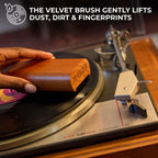 Big Fudge 4-in-1 Vinyl Record Cleaning Kit, Brush and Cleaning Fluid