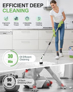 Lichffy Cordless Electric Spin Scrubber, 9 Brush Heads, 2-Speed Motor
