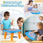 Smasiagon Magnetic Drawing Board for Kids - Toddler Toys for Age 1-2 Boys Girls - Educational Learning Toys for 1 2 3 Year Old Baby Birthday Gifts (Blue)