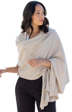 zestt Dreamsoft Travel Scarf, Wrap and Shawl, Organic Cotton, Birch