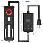 GANDONE Dual Spa Water Heater, Portable Hot Tub Immersion Water Heater Cast Aluminum Submergible mit Temperature Sensor and Digital Display for Bathtub