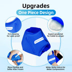 Comfytemp Ankle Ice Pack Wrap for Plantar Fasciitis, Swelling, Foot Pain Relief, Gel Ice Packs for Injuries Reusable, Hot Cold Compress for Achilles Tendonitis Sprained Ankles Feet, 2 Packs, Dark Blue