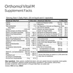 Orthomol Vital M – Daily Multivitamin for Men, Vitamins A, B, C, D3, E, K, Zinc, Iodine & Omega-3, Supports Energy, Vitality, Immune Health & Metabolism, 30-Day Supply, Liquid+ Capsules Supplement