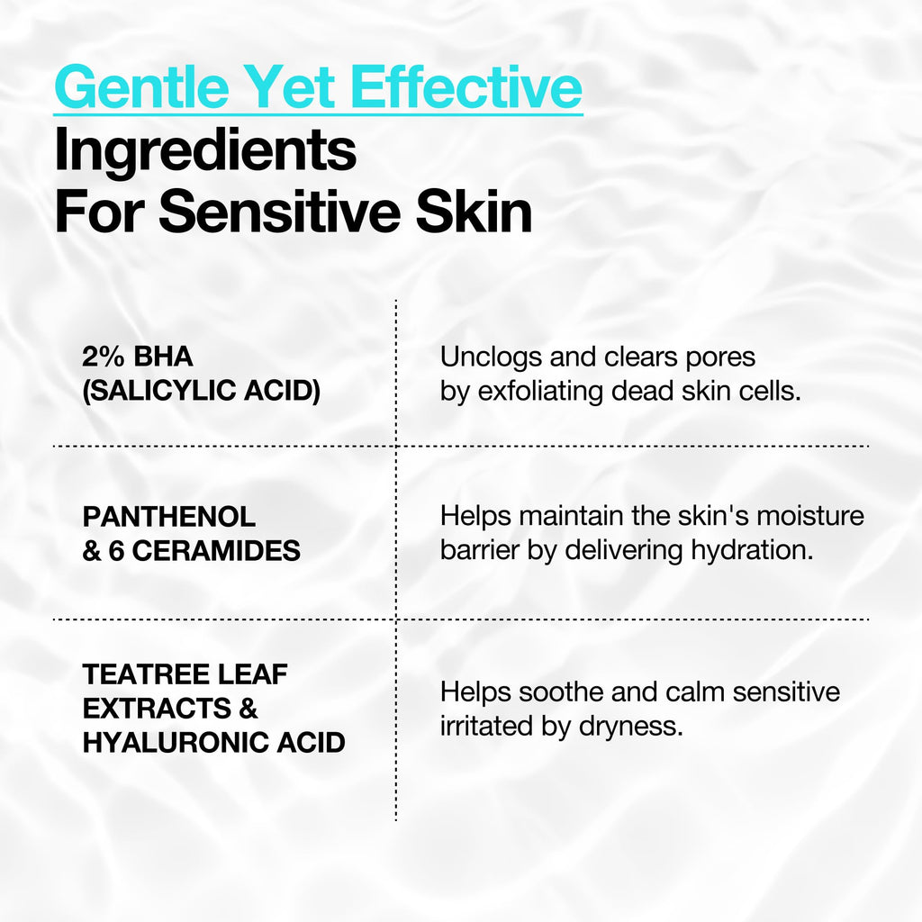ANUA BHA 2% Gentle Exfoliating Toner, Mild Facial Exfoliant, Salicylic Acid for Pores and Sebum, Teatree Extract, Hyaluronic Acid, Ceramides (150ml / 5.07 fl.oz.)