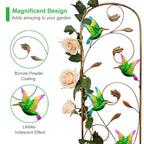 2 Pack Metal Garden Trellis for Climbing Plants
